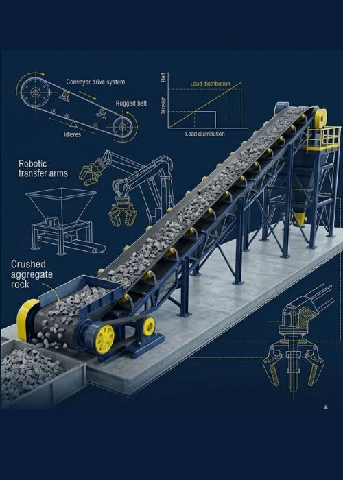 Conveyors & Materials Handling - Bulk belt conveyor systems